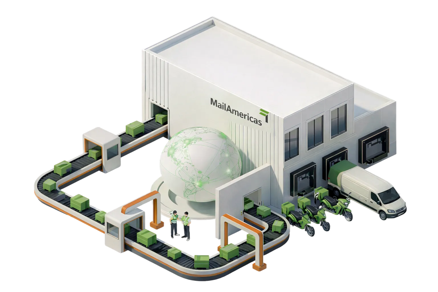 Transporte de paquetes internacionales